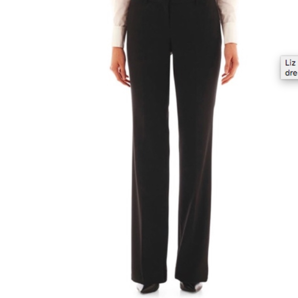 Liz Claiborne siz 12 petite dress pants/slacks BLK